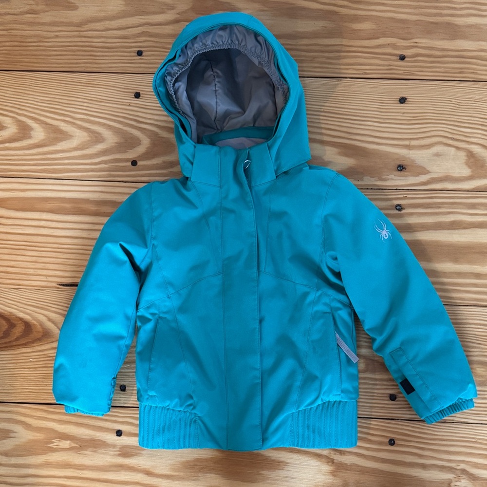Spyder Kids Aqua Hooded Puffer Jacket